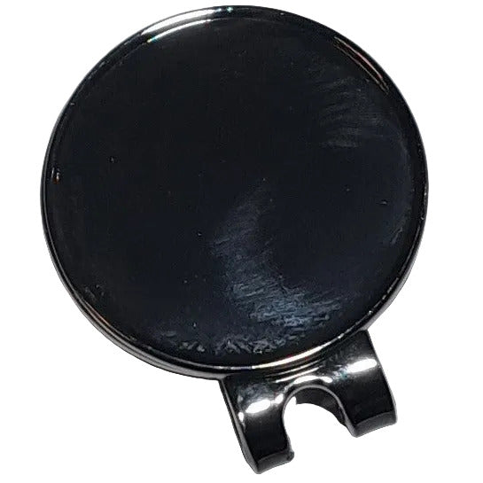 Black ball marker pictured on a white background